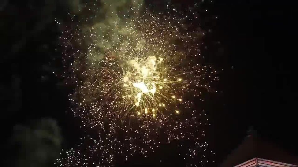 Праздничный салют в Бендерах