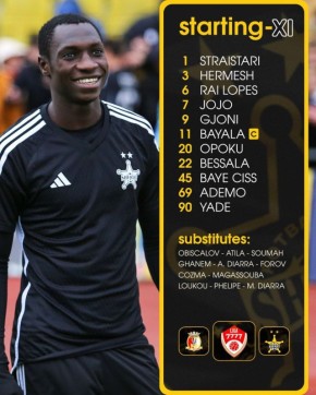 «Шериф» опубликовал стартовый состав на матч с «Милсами» в Оргееве