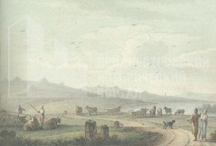 Окрестности Дубоссар на рисунках художника и инженера Иогана Генриха Мюнца, 1781 год