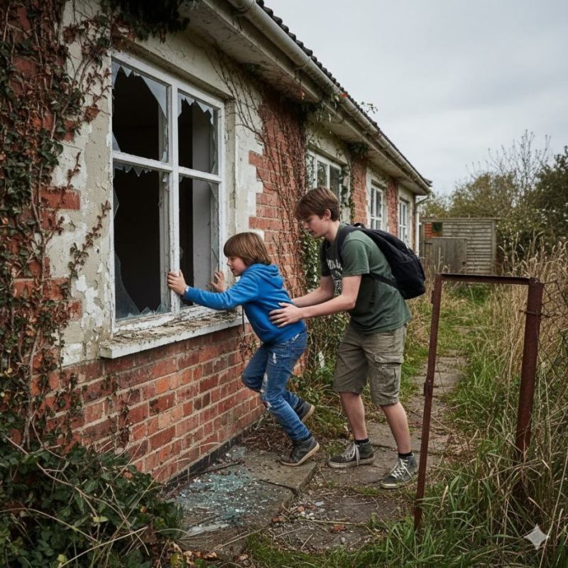 Два школьника из Ближнего Хутора разбили окна и залезли в чужой дом