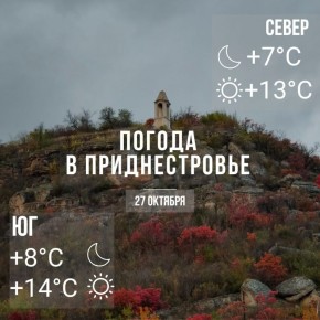 Утром местами туман и дожди