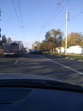 ДТП в Бендерах на Панина, возле троллейбусного управления