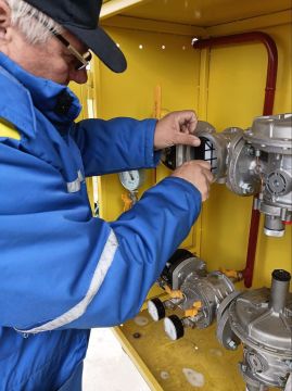 Плановое обслуживание в Слободзейском филиале газовой службы продолжается