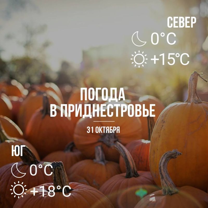 Днём – до +18°С, без осадков