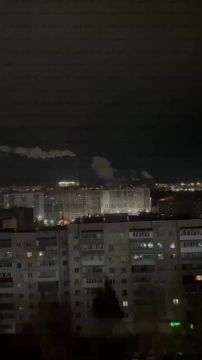 Ещё видео удара по Орловской ТЭЦ