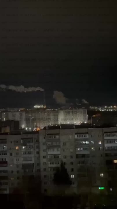 Ещё видео удара по Орловской ТЭЦ