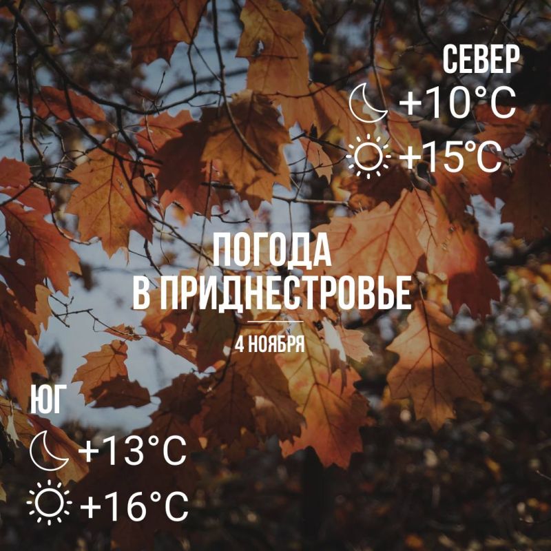 Днём – до +16°С, местами слабый дождь