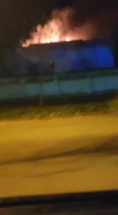 Пожар произошел ночью в Дубоссарах