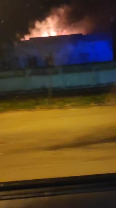 В Дубоссарах произошёл пожар на складе