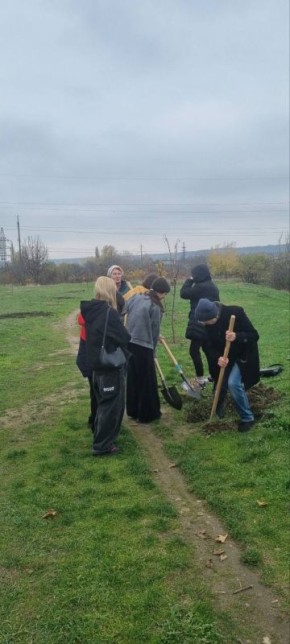 Зелёная акция в Тимирязевском сквере