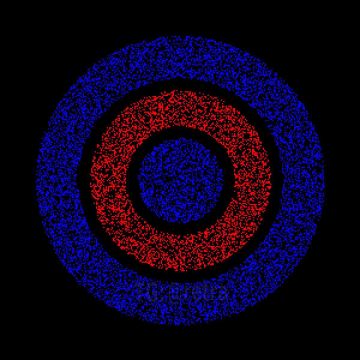 Главный спор в интернете сейчас — эта оптическая иллюзия, где одни люди видят на переднем плане красный круг, а другие утверждают, что там синий