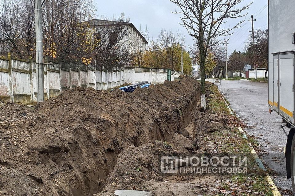 В Дубоссарах реконструируют водопроводные сети