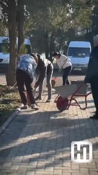 450 кустов роз высадили на Кицканском плацдарме — здесь проходит традиционный субботник сотрудников госадминистрации и райсовета Слободзеи