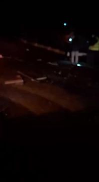 Ночью на трассе Дубоссары - Григориополь фура сбила лошадь