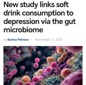 Сладкая газировка приводит к депрессии — исследование