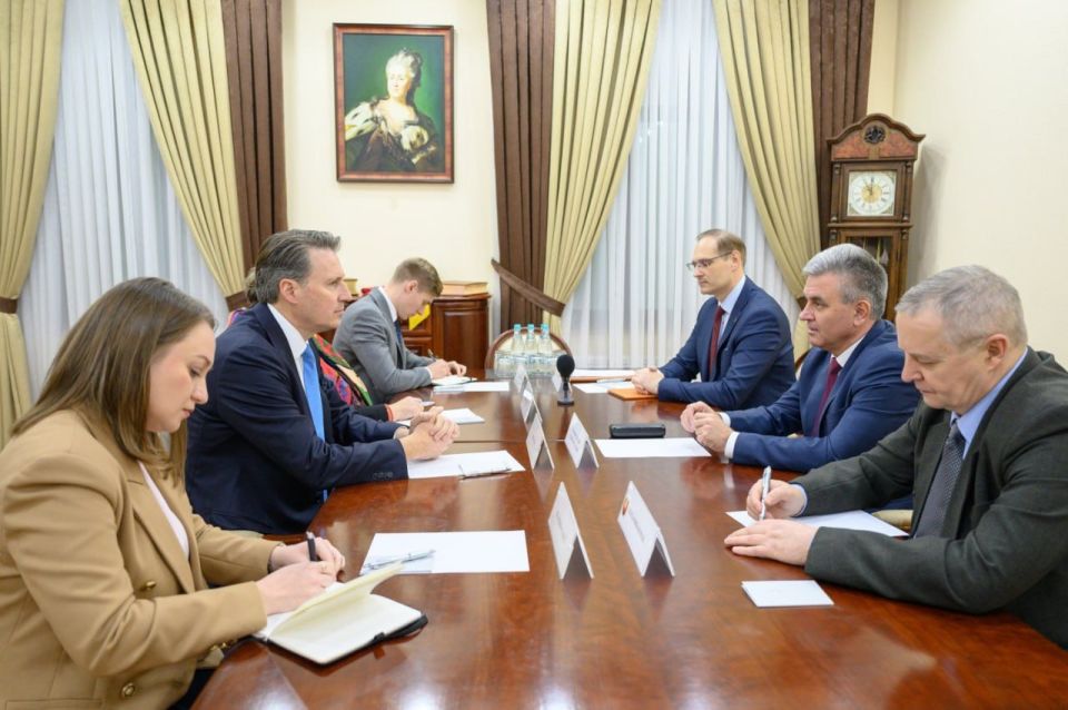 Вадим Красносельский принял Посла Королевства Нидерландов в РМ Фреда Дейна