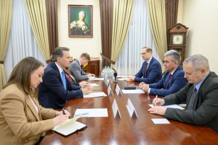 Вадим Красносельский принял Посла Королевства Нидерландов в РМ Фреда Дейна