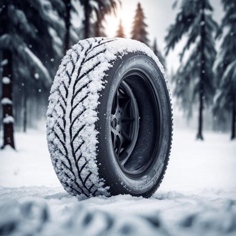 Утренний снег в республике, как напоминание водителям – пора «переобуть» машину