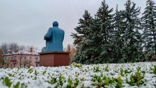 Дубоссары в лёгком снежном покрывале