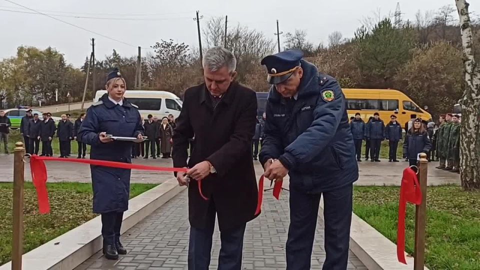 В Дубоссарском районе торжественно открыли новый исторический объект — мемориальный комплекс «Пограничные столбы»