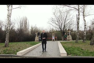 Обращение В. Красносельского на церемонии открытия исторического комплекса «Пограничные столбы»