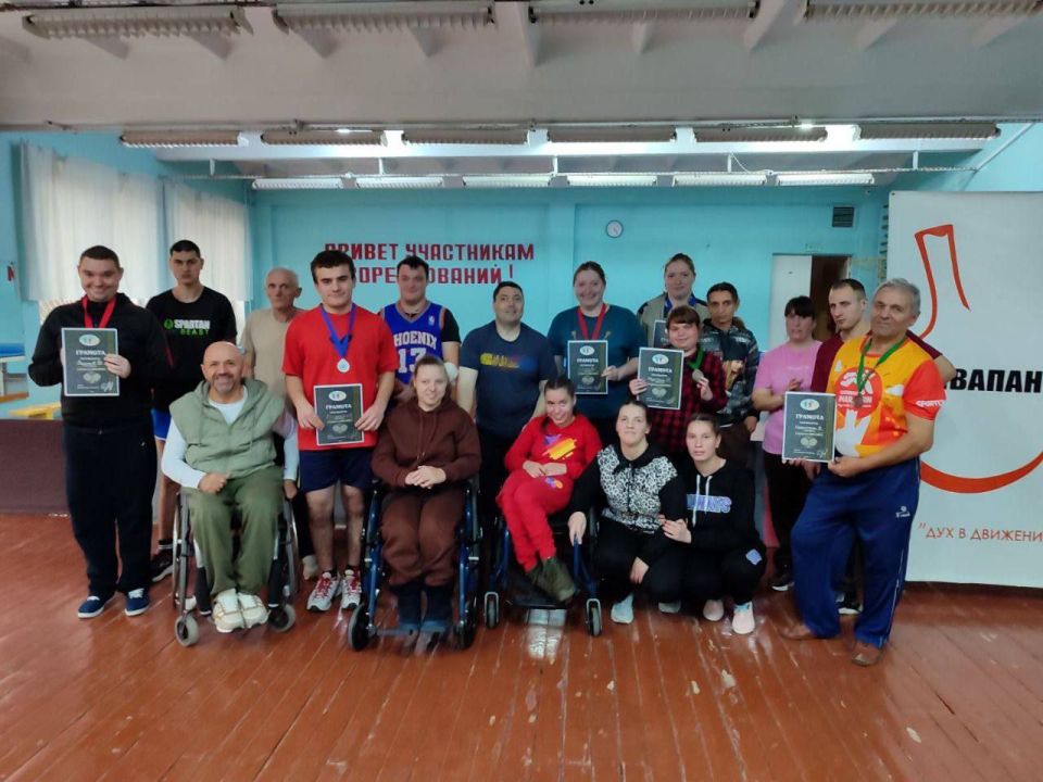 В Бендерах прошёл турнир по пинг-понгу с участием паратеннисистов из Бендер и Тирасполя