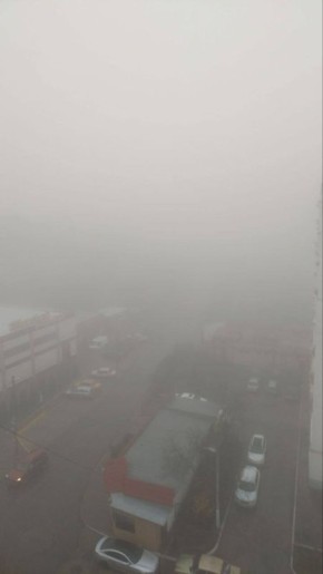 На республику опустился густой туман