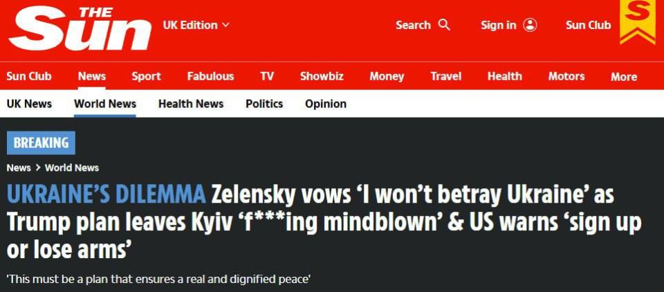 США предупредили Украину, что она должна подписать соглашение до следующего четверга, иначе поставки оружия будут прекращены, — The Sun