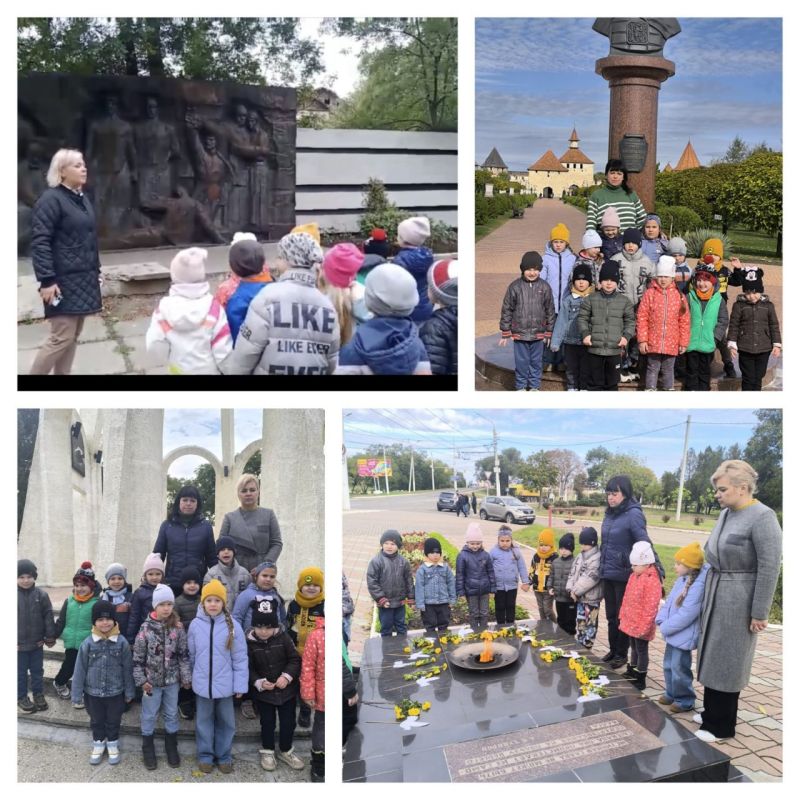 Дорогами памяти. Ребята старшей группы из Бендерского Центра развития ,,Сказочная страна" приняли участие в патриотической акции "Дорогами памяти"