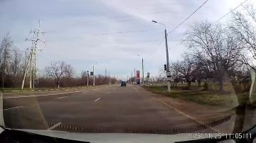 Две машины «чуть не устроили лобовой бадабум» на выезде из Тирасполя в сторону Первомайска