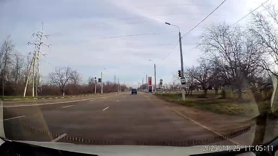 Две машины «чуть не устроили лобовой бадабум» на выезде из Тирасполя в сторону Первомайска