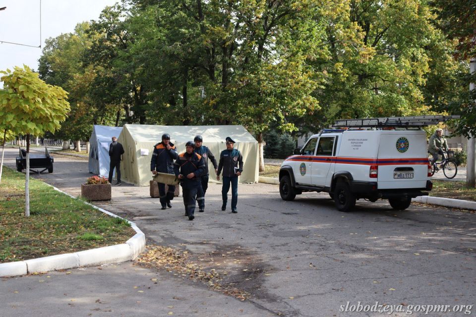 28 ноября в Слободзее у пожарной части пройдет тренировка по ликвидации аварии на теплосетях