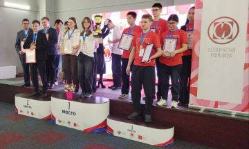 Команда «Эшелон памяти» Рыбницкого лицея стала победителем международной исторической олимпиады–2025, финал которой прошёл в Санкт-Петербурге