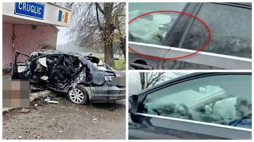 Автомобиль въехал в автобусную остановку в Молдове: Пытаясь уйти от полицейских, мужчина устроил погоню, после удара машина загорелась - водитель погиб