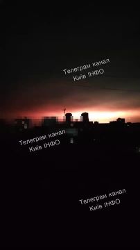 Кадры прилета дрона под Киевом сегодня ночью