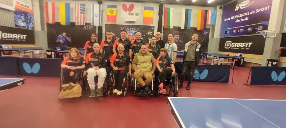 Бендерские паратеннисисты на высоте!