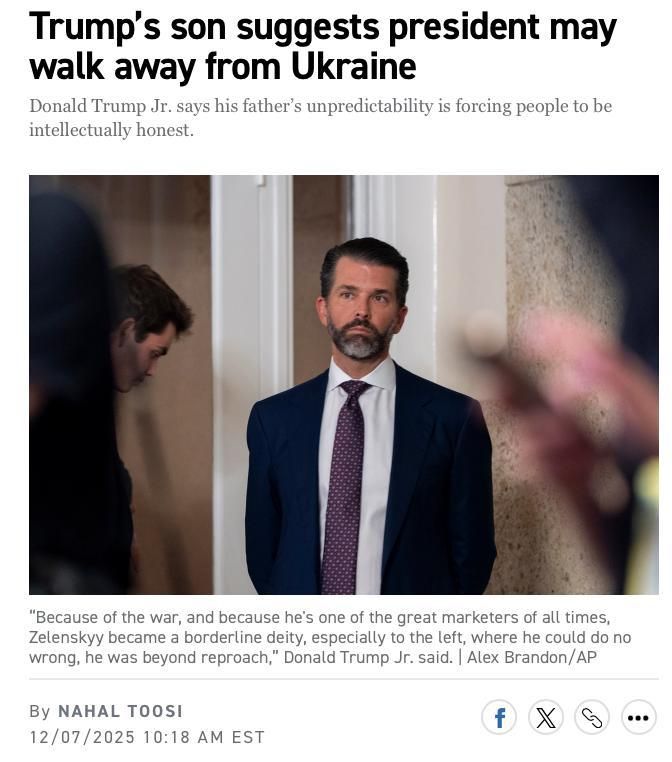 Politico:. ������� �����-������� ������������� ��������� � ������� � ��������, ��� ��� ���� ����� ���������� �� ��������� ������, ���� ��� �� �������� ��� � �������