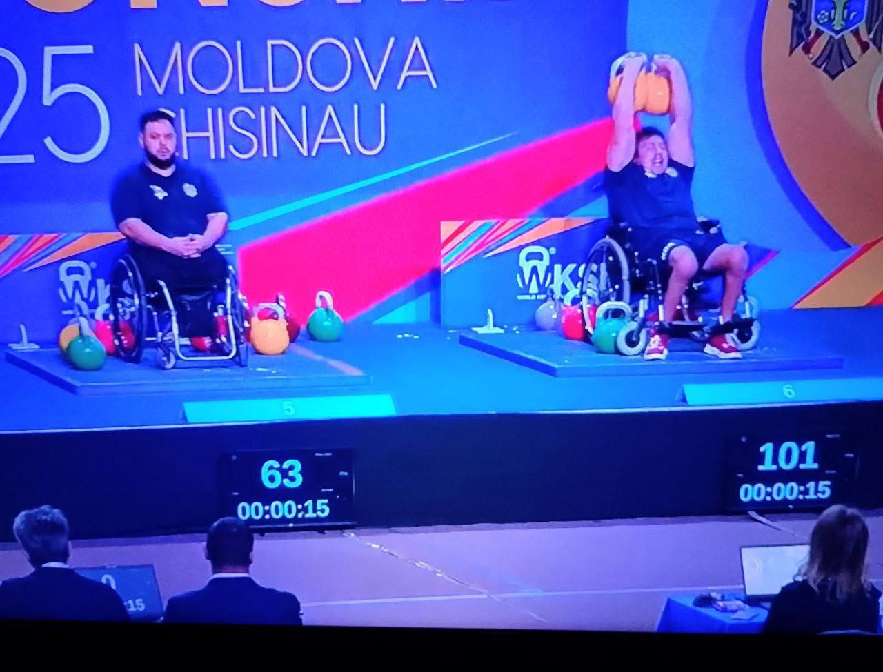 Паралимпиец из Дубоссар Денис Раюл выиграл чемпионат Европы по гиревому спорту