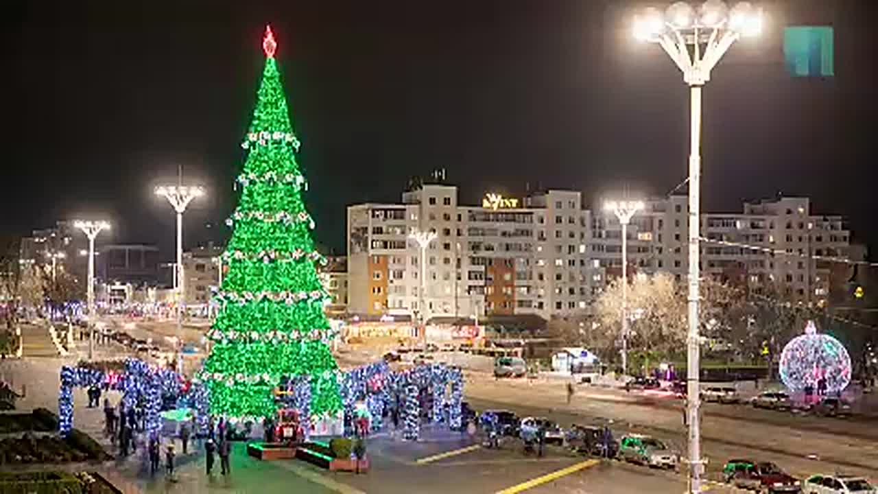 Главную ёлку Тирасполя зажгут 12 декабря в пятницу в 18:00