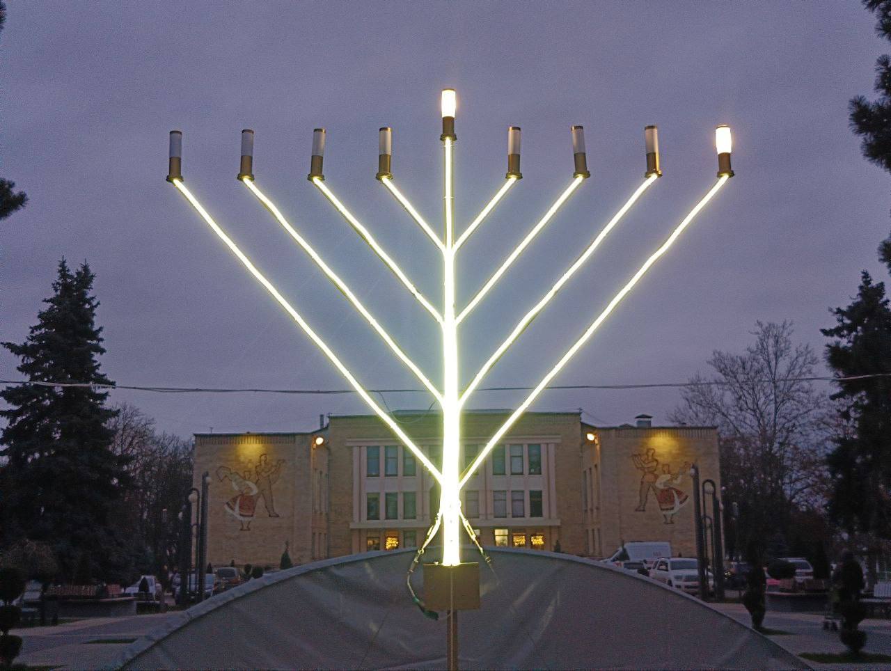 Еврейский праздник свечей в Бендерах