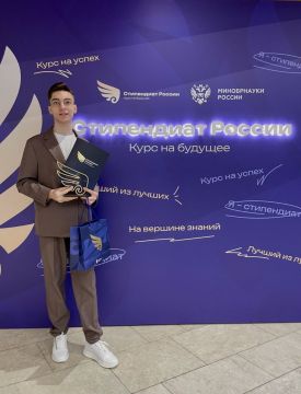 Выходец из Приднестровья Анастасий Калмык, студент Московской государственной академии ветеринарной медицины и биотехнологии им. К. И. Скрябина, второй год подряд стал стипендиатом Президента Российской Федерации