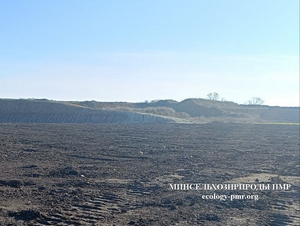 Восстановлен участок земли на Парканском месторождения песчано-гравийных пород