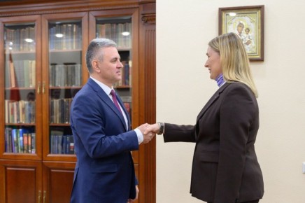Президент ПМР Вадим Красносельский принял и.о. главы Миссии ОБСЕ в Молдове Изабелу Сильвию Хартман