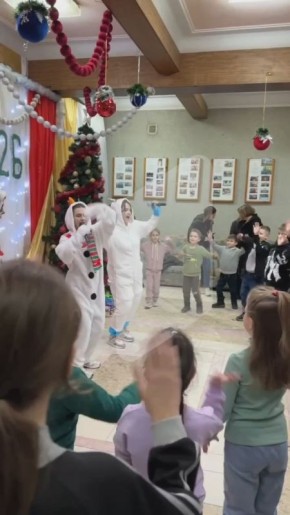 Новогодний праздник в ДК Паркан