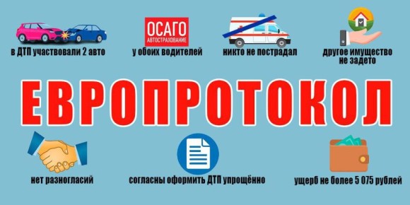 С 1 января незначительные ДТП можно будет оформить по европротоколу – то есть не вызывать сотрудников ГАИ