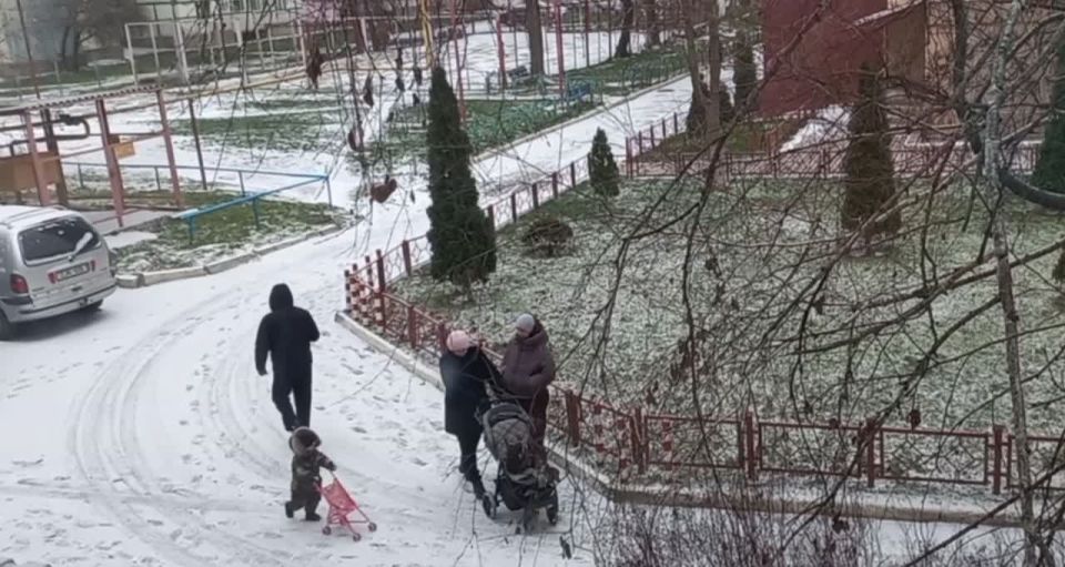 Север Приднестровья припорошило