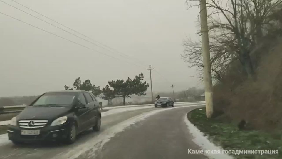 В Каменке, на самом севере Приднестровья, настоящая зима: снег, мороз и ледяное дыхание ветра