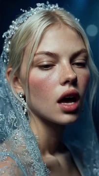 А это версия ИИ-снегурочки