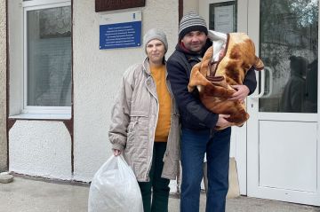 Многодетной семье Шахновских из села Дзержинское (Дубоссарский район) вручили подарок от Президента ПМР