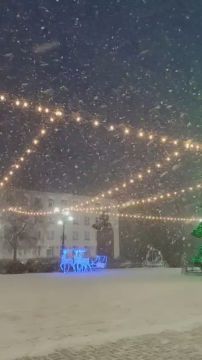 Центр Каменки сейчас – как новогодняя открытка